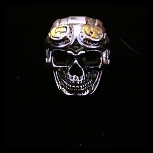 Stainless Steel Skeleton Ring Size 12